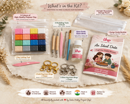 Polymer Clay DIY Date Kit | Creative Couple Activity Kit