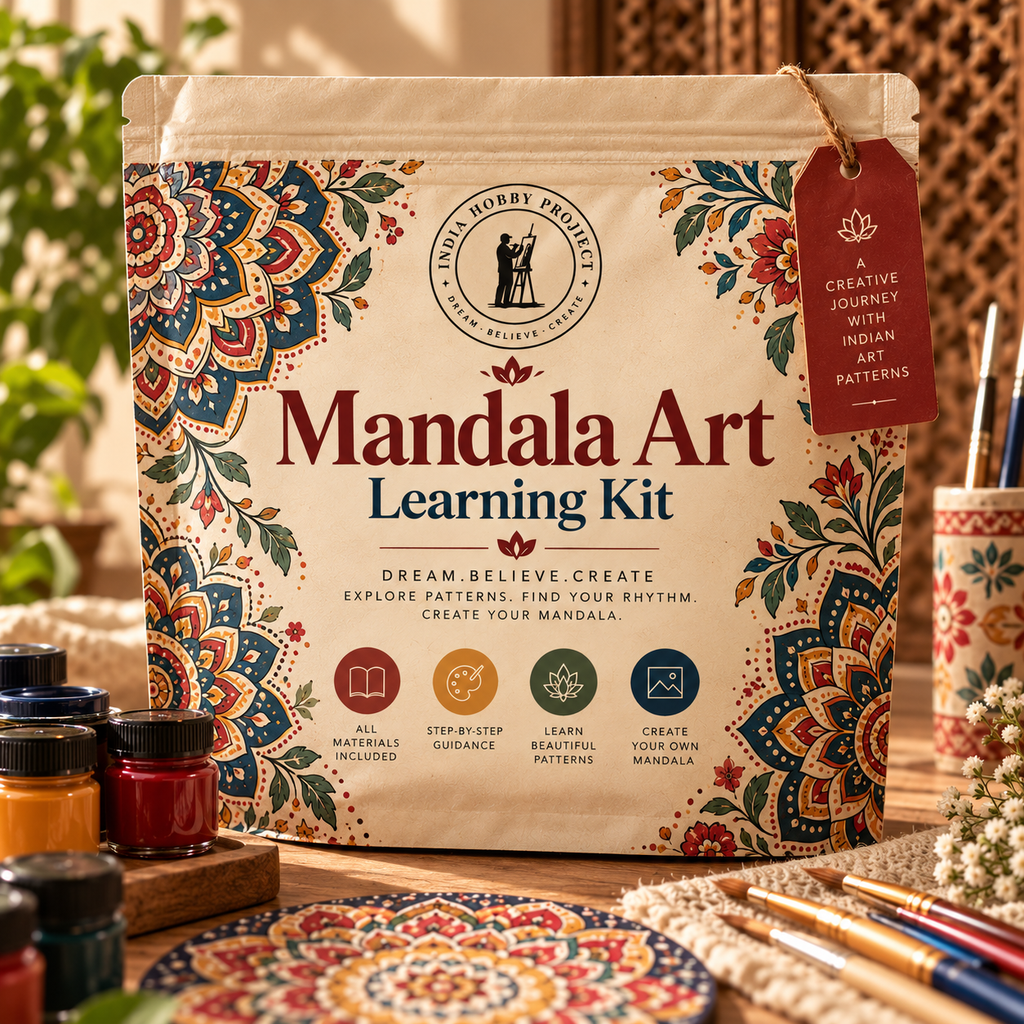Mandala Art Learning Kit – INDIA HOBBY PROJECT